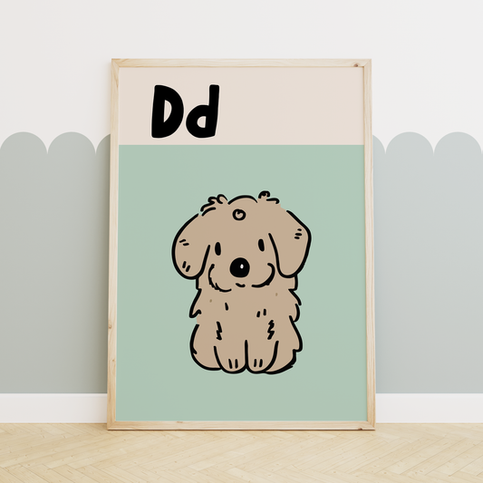 Alphabet D | Art Print