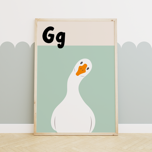 Alphabet G | Art Print