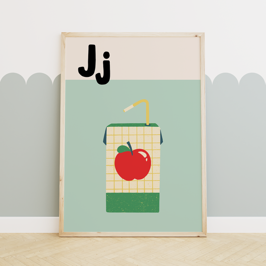 Alphabet J | Art Print