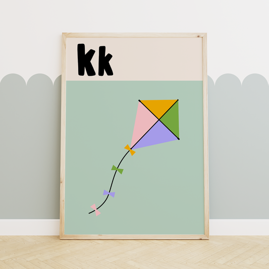 Alphabet K | Art Print