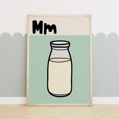 Alphabet M | Art Print