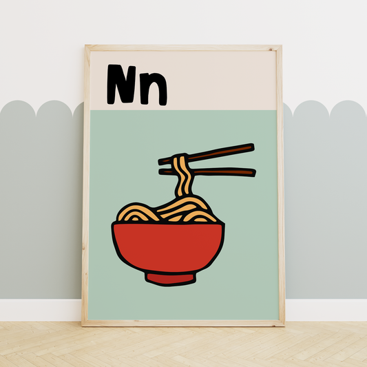 Alphabet N | Art Print