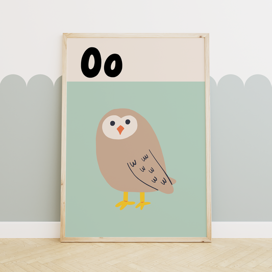Alphabet O | Art Print