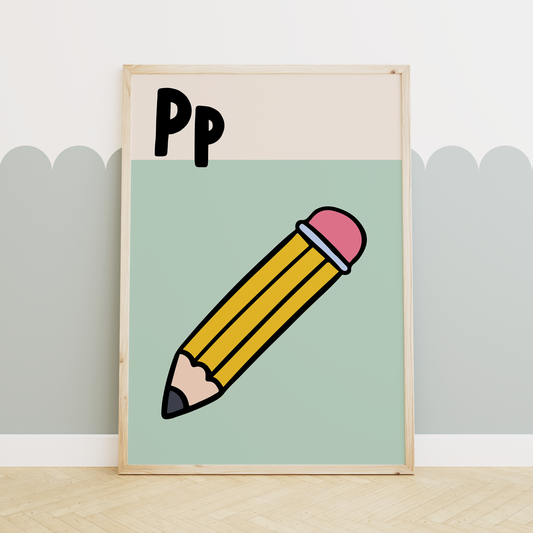 Alphabet P | Art Print