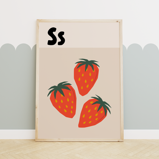 Alphabet S | Art Print