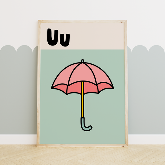 Alphabet U | Art Print