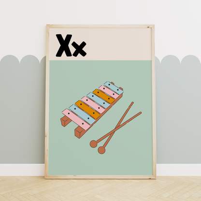 Alphabet X | Art Print
