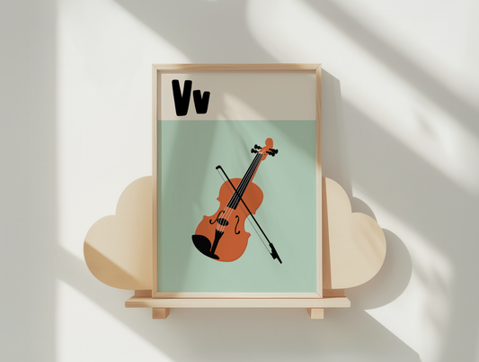 Alphabet V | Art Print