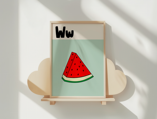 Alphabet W | Art Print