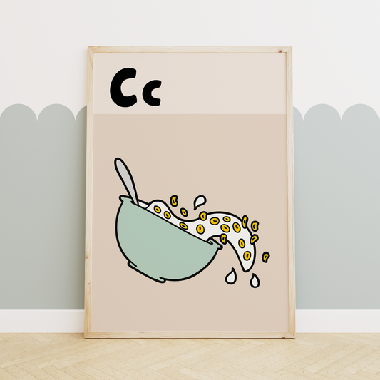 Alphabet C | Art Print