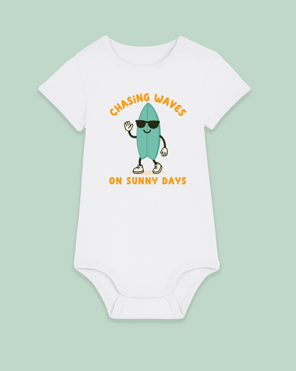 Baby Bodysuit | Chasing Waves On Sunny Days - Hey Wonder