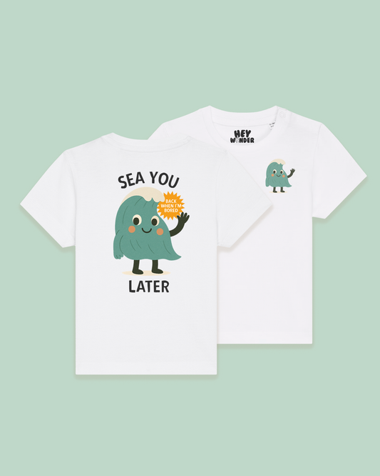 Baby T Shirt | Sea You Later | Back Design