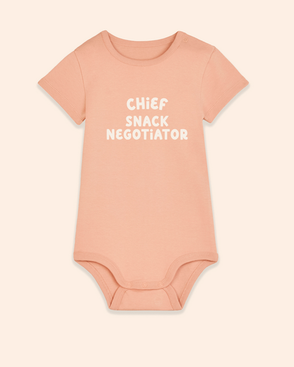 Baby Bodysuit | Chief Snack Negotiator