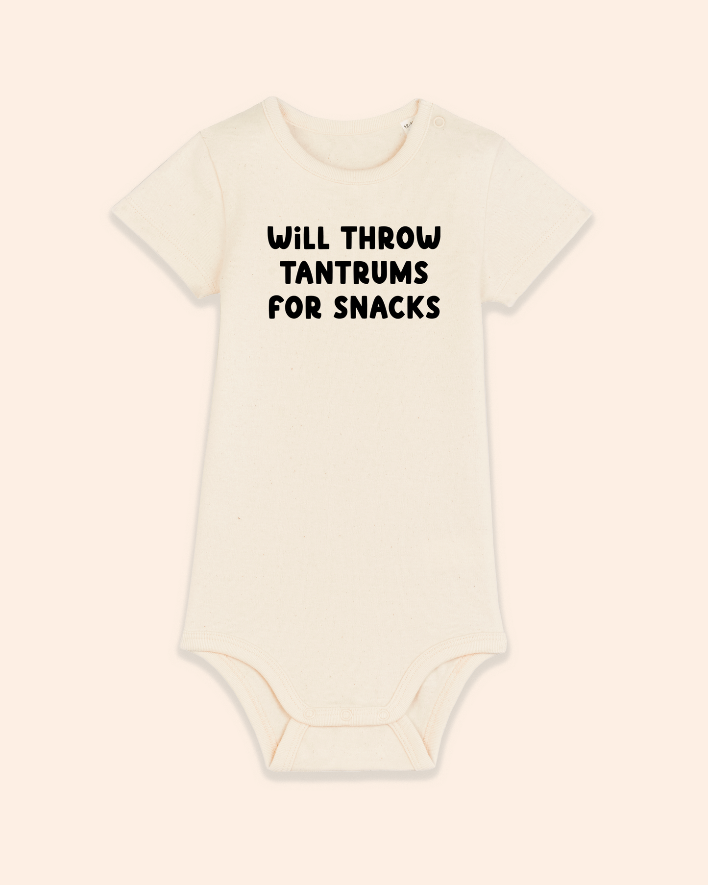 Baby Bodysuit | Will Throw Tantrums For Snacks