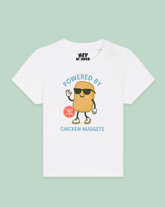 Baby T Shirt | Powered By Chicken Nuggets