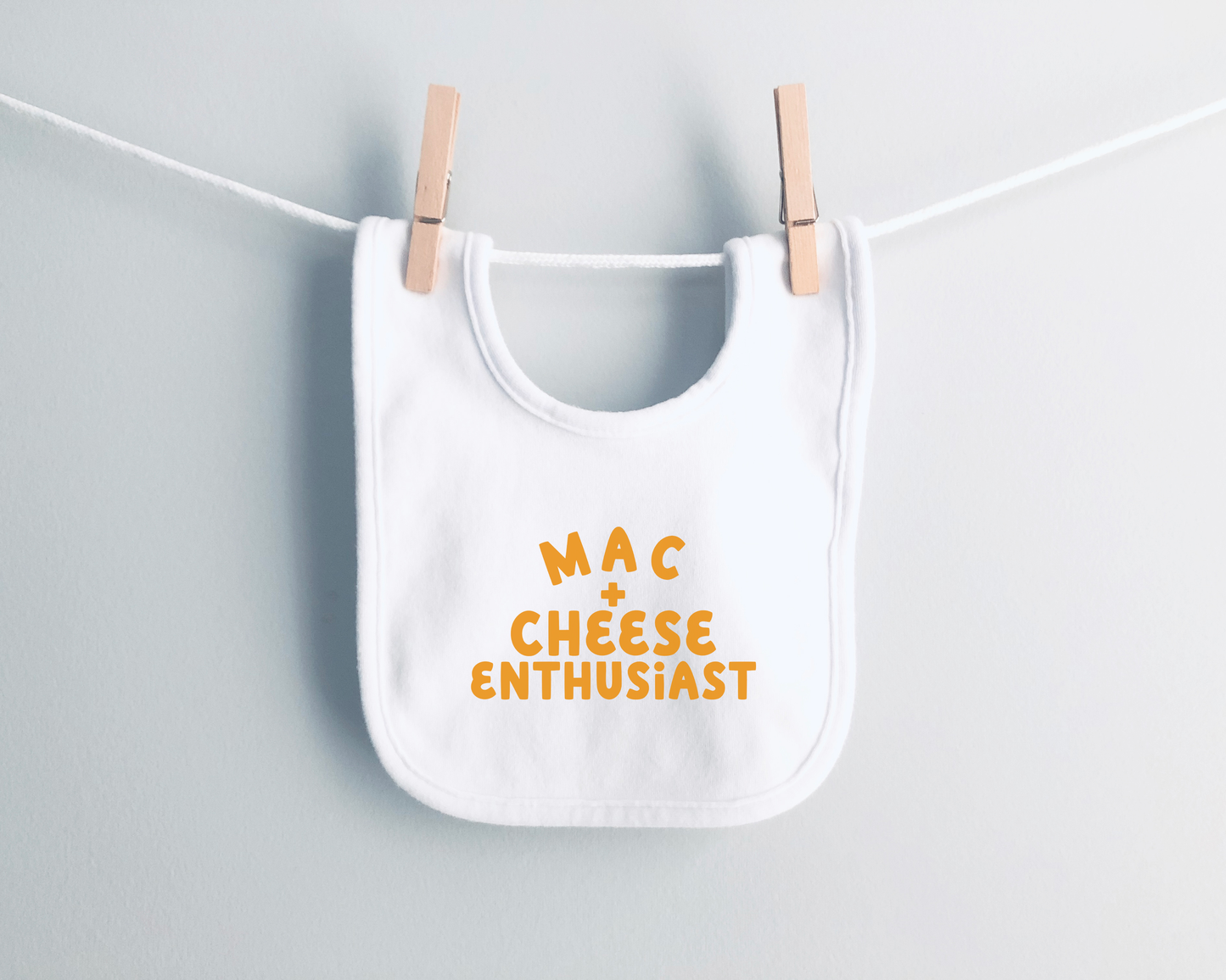 Baby Bib | Mac and Cheese Enthusiast