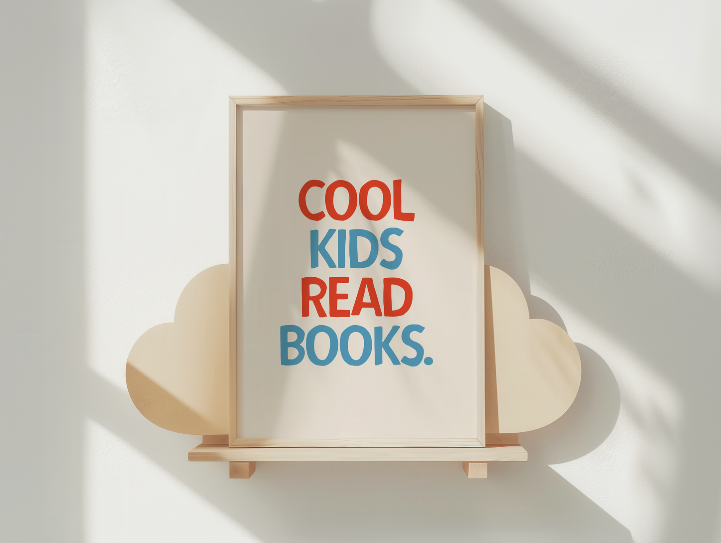 Cool Kids Read Books | Denim, Lobster and Cream | Art Print