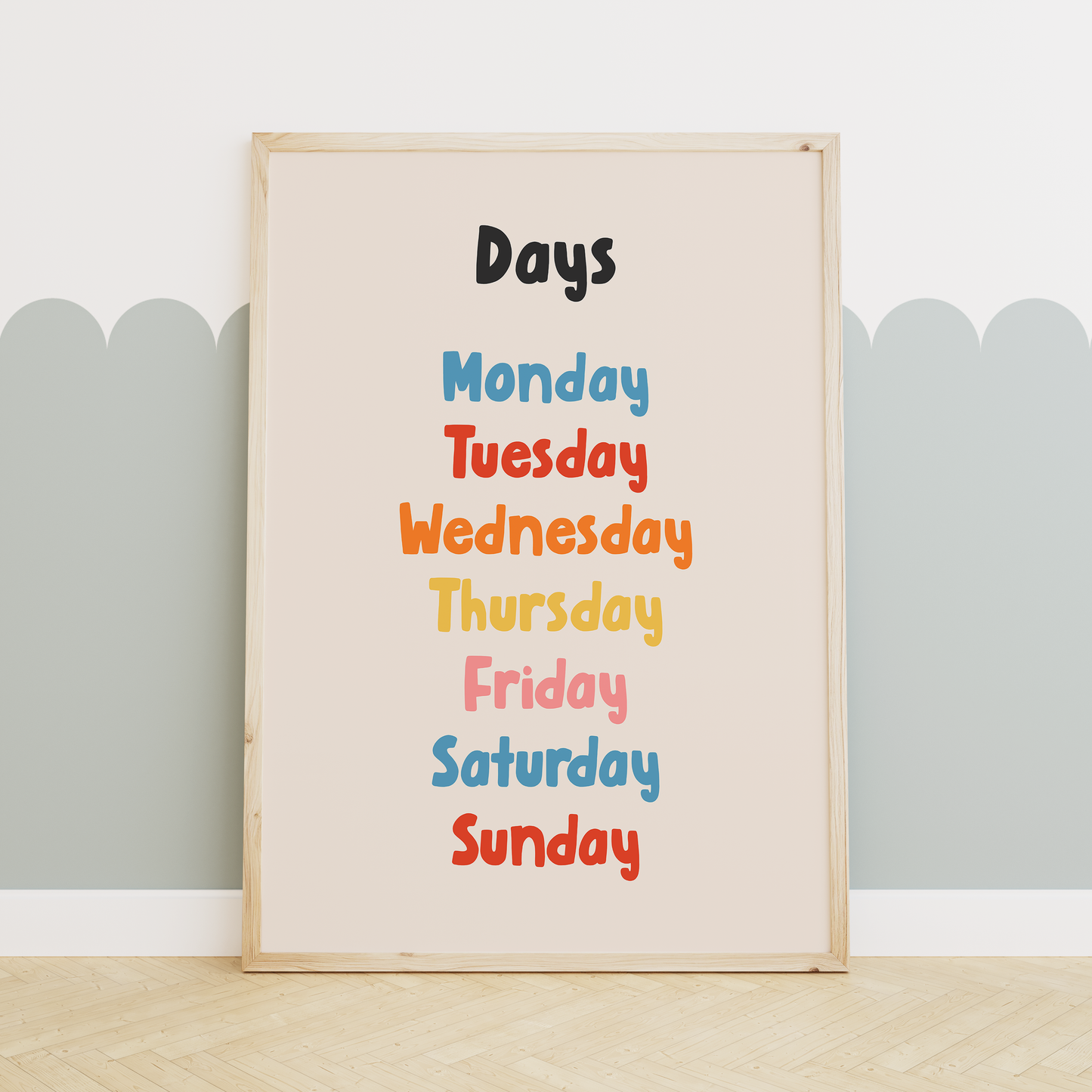 Educational Prints | Rainbow | Art Print