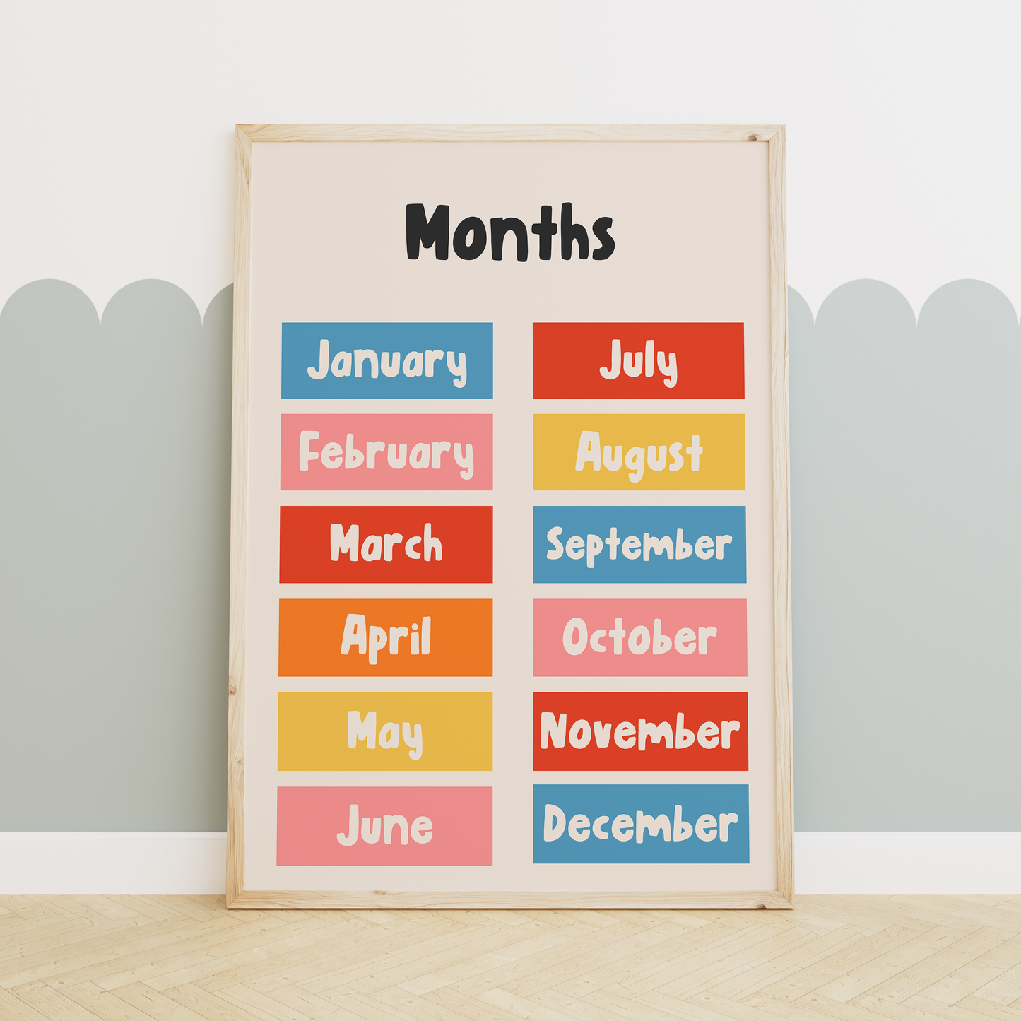 Educational Prints | Rainbow | Art Print