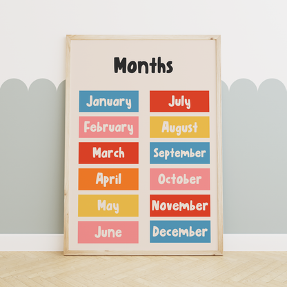 Educational Prints | Rainbow | Art Print