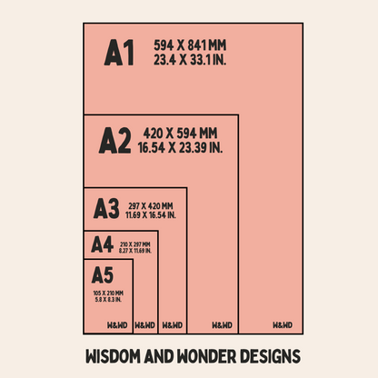 Lustre / A5 / Black Framed | Framed | That Sounds Like A You Problem | Black | Art Print | Wisdom and Wonder Designs