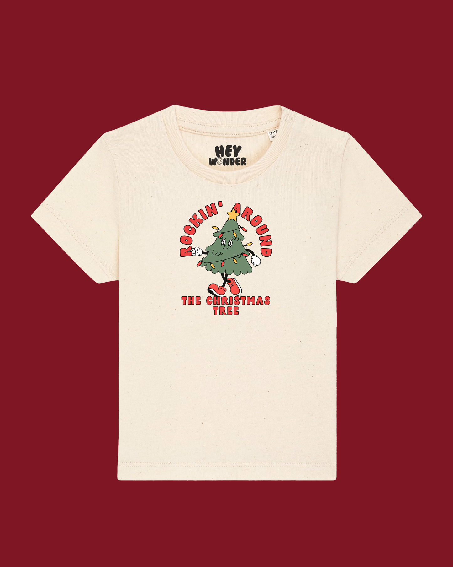 Christmas Baby T Shirt | Rockin' Around The Christmas Tree