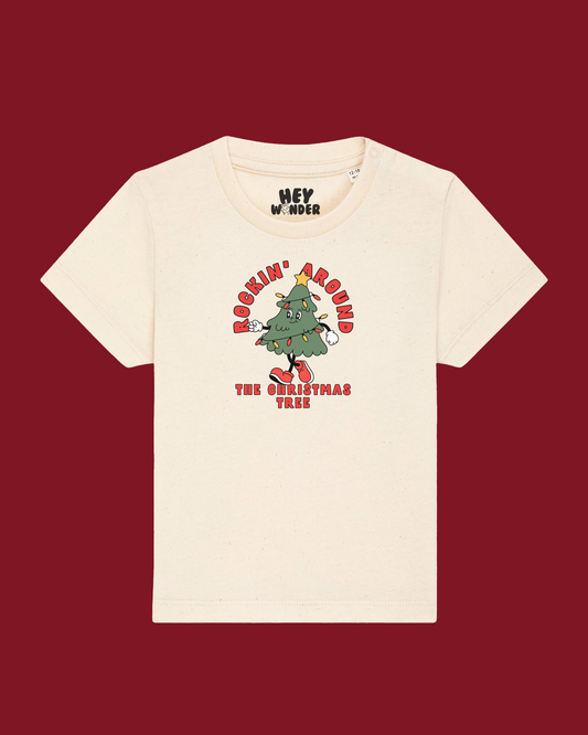 Christmas Baby T Shirt | Rockin' Around The Christmas Tree