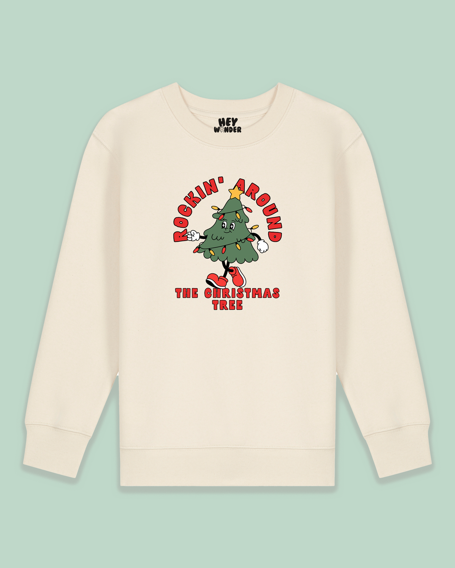 Christmas Kids Sweatshirt | Rocking' Around The Christmas Tree