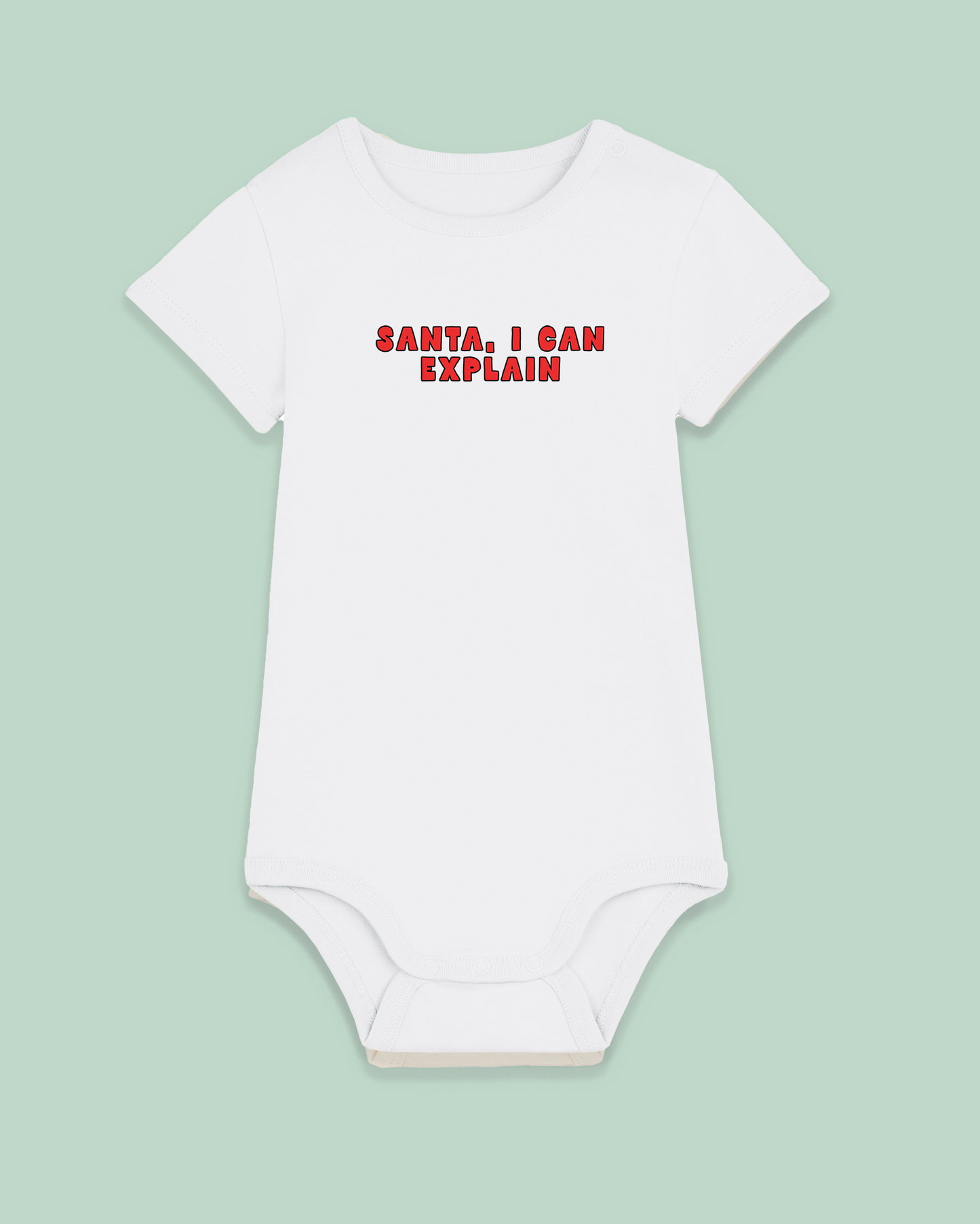 Christmas Baby Bodysuit | Santa, I Can Explain