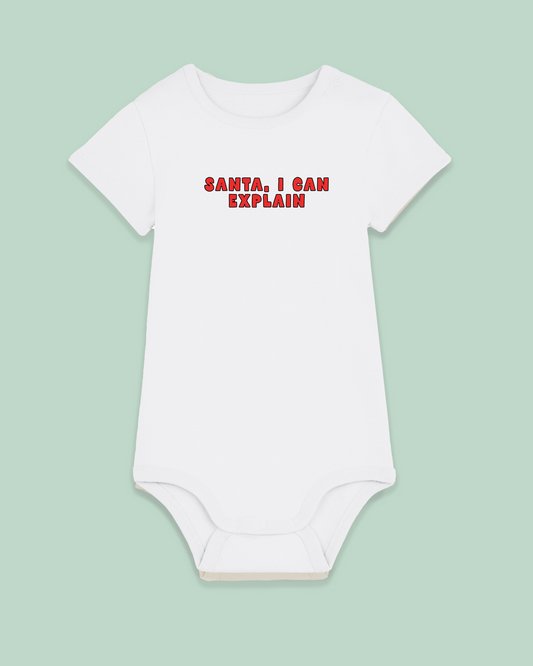 Christmas Baby Bodysuit | Santa, I Can Explain