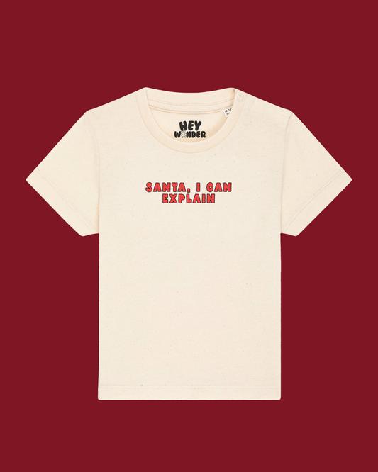 Christmas Baby T Shirt | Santa i Can Explain