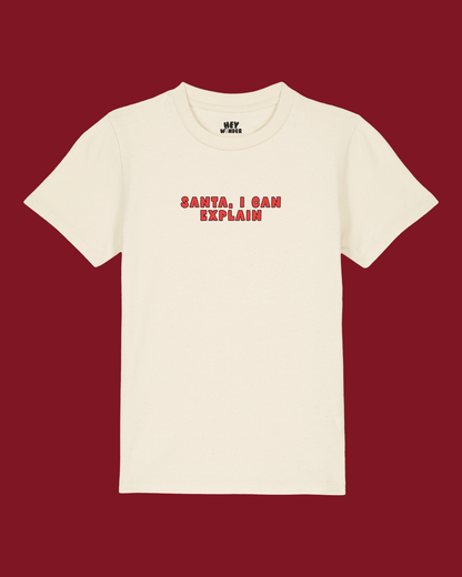 Christmas Kids T Shirt | Santa I Can Explain