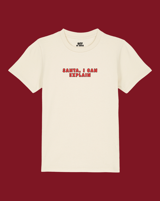 Christmas Kids T Shirt | Santa I Can Explain
