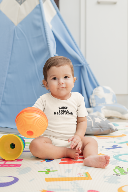 Baby Bodysuit | Chief Snack Negotiator